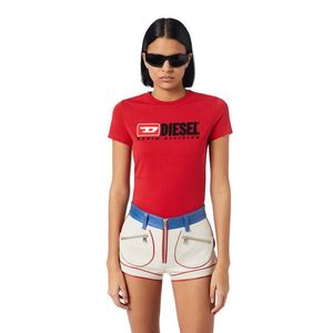Diesel T-shirt - T-SLI-DIV T-SHIRT red obraz