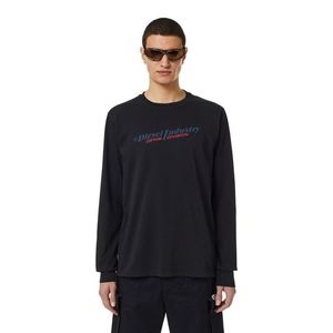 Diesel Sweatshirt - T-JUST-LS-IND T-SHIRT black obraz