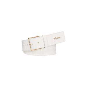 Tommy Hilfiger Belt - SIGNATURE MONOGRAM WAIST 4.5 white obraz