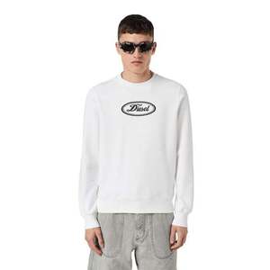 Diesel Sweatshirt - S-GINN-C2 SWEAT-SHIRT white obraz