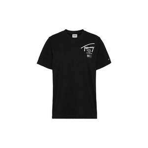 Tommy Jeans T-Shirt - TJW RLXD MODERN SIGNATURE SS black obraz