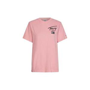 Tommy Jeans T-Shirt - TJW RLXD MODERN SIGNATURE SS pink obraz