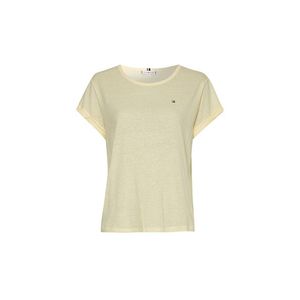 Tommy Hilfiger T-shirt - RLX LINEN LYOCELL C-NK TOP SS yellow obraz