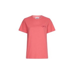 Tommy Jeans T-Shirt - TJW RLXD TOMMY SIGNATURE SS pink obraz