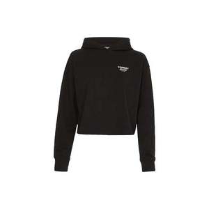 Tommy Jeans Sweatshirt - TJW BXY CROP TAPING HOODIE black obraz