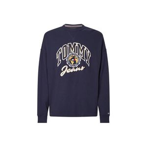 Tommy Jeans Sweatshirt - TJM COLLEGE ARCHIVE CREW blue obraz