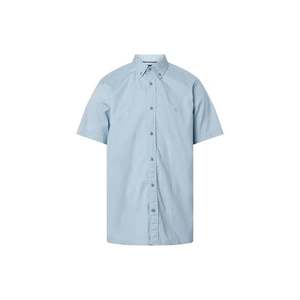 Tommy Hilfiger Shirt - NATURAL SOFT POPLIN RF SHIRT S/S blue obraz