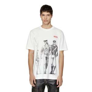 Diesel T-shirt - PR-T-JUST-P5 T-SHIRT white obraz