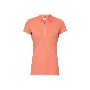 Tommy Hilfiger Polo T-shirt - SHORT SLEEVE SLIM POLO orange obraz