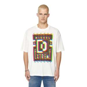 Diesel T-shirt - T-WASH-E2 T-SHIRT white obraz