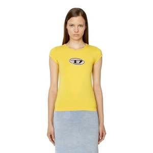 Diesel T-shirt - T-ANGIE T-SHIRT yellow obraz