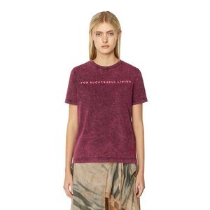 Diesel T-shirt - T-REG-E4 T-SHIRT purple obraz