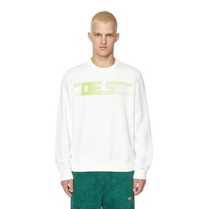 Diesel Sweatshirt - S-GINN-E3 SWEAT-SHIRT white obraz