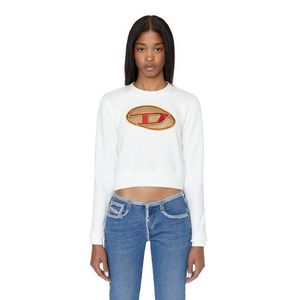 Diesel Sweatshirt - F-SLIMMY-E3 SWEAT-SHIRT white obraz