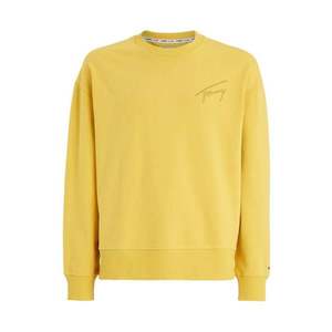 Tommy Jeans Sweatshirt - TJM TOMMY SIGNATURE CREW yellow obraz