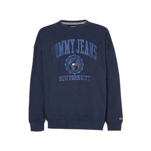 Tommy Jeans Sweatshirt - TJM REVERSE SLUB CREW blue obraz