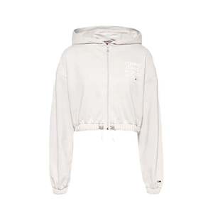 Tommy Jeans Sweatshirt - TJW CROP WORLDWIDE ZIP THRU beige obraz