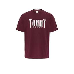 Tommy Jeans T-Shirt - TJM CLSC ESSENTIAL SERIF TEE red obraz