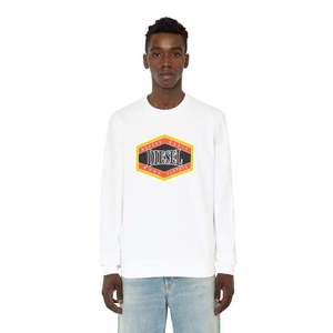 Diesel Sweatshirt - S-GINN-K27 SWEAT-SHIRT white obraz