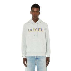 Diesel Sweatshirt - S-GINN-HOOD-K27 SWEAT-SHIRT grey obraz