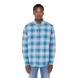 Diesel Shirt - S-UMBE-CHECK-NW SHIRT blue obraz