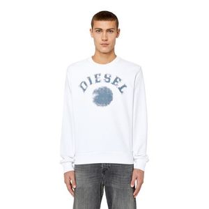 Diesel Sweatshirt - S-GINN-K30 SWEAT-SHIRT white obraz