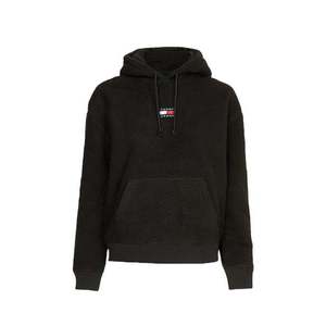 Tommy Jeans Sweatshirt - TJW CENTER BADGE FLE black obraz