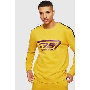 Diesel Sweatshirt - UMLTWILLY SWEATSHIRT yellow obraz