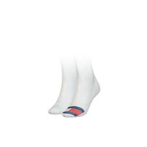 Tommy Hilfiger Socks - TH WOMEN FOOTIE 2P MESH FLAG white obraz