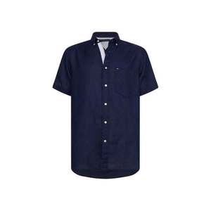 Tommy Hilfiger Shirt - LINEN SHIRT S/S dark blue obraz