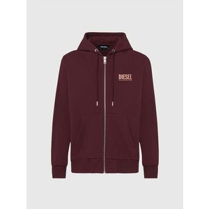 Diesel Sweatshirt - SGIRKHOODZIPLOGO SWEATSHIRT burgundy obraz