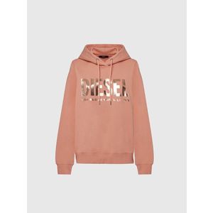 Diesel Sweatshirt - FANGHOODLOGO SWEATSHIRT pink obraz