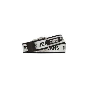 Tommy Jeans Belt - TJW LOGO TAPE REV WEB BELT 3.5 black and white obraz