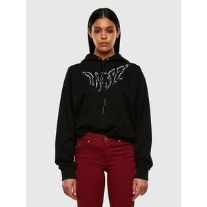 Diesel Sweatshirt - FANGHOODK21 SWEATSHIRT black obraz