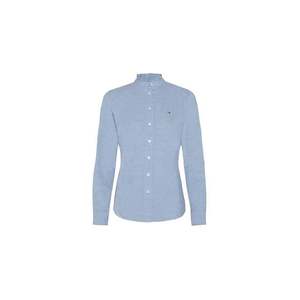 Tommy Hilfiger Shirt - RECYCLED OXFORD REG LS SHIRT blue obraz
