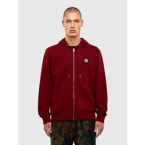 Diesel Sweatshirt - SGIRKHOODZIPK1 burgundy obraz