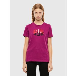 Diesel T-shirt - TSILYV23 pink obraz