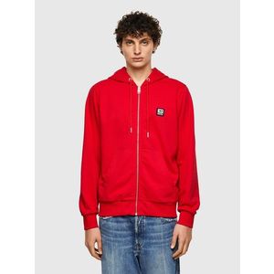 Diesel Sweatshirt - SGIRKHOODZIPK1 SWEATSHIRT red obraz