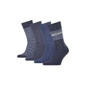 Tommy Hilfiger Socks - TH MEN SOCK 4P TIN GIFTBOX STRIPE blue obraz