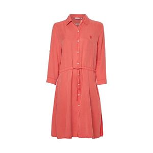 Tommy Hilfiger Dress - TENCEL GMD KNEE SHIRT DRESS 3/4 orange obraz