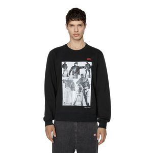 Diesel Sweatshirt - PR-S-GINN SWEAT-SHIRT black obraz