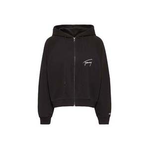 Tommy Jeans Sweatshirt - TJW BXY SIGNATURE ZIP HOODIE black obraz