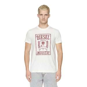 Diesel T-shirt - T-DIEGOR-E10 T-SHIRT white obraz