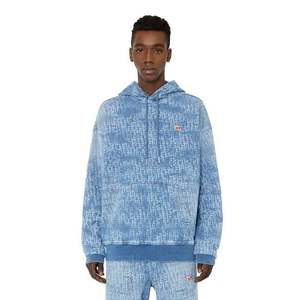 Diesel Sweatshirt - D-UM-RIB-NE SWEAT-SHIRT blue obraz