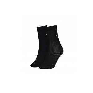 Tommy Hilfiger Socks - TH WOMEN SOCK 2P SHEER STRIPE black obraz