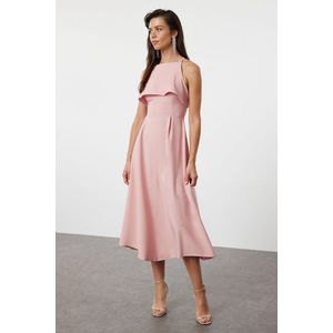 Trendyol Dusty Rose A-Line Woven Dress obraz