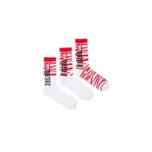 Diesel Socks - SKM-RAY-THREEPACK SOCKS white obraz