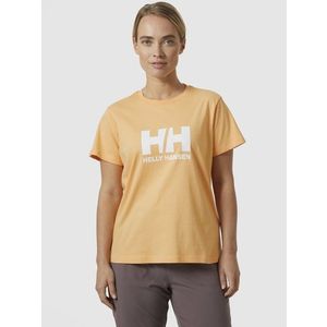 Oranžové dámské tričko HELLY HANSEN HH Logo T-Shirt 2.0 obraz