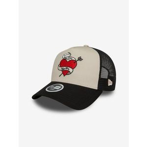 Černo-béžová dámská kšiltovka New Era 940W Af Trucker obraz