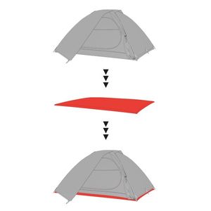 Podlážka ke stanu Hannah GROUNDSHEET 2 graphite II obraz